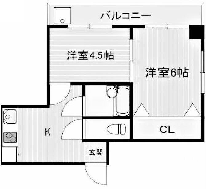 明石市藤江のマンションの間取り