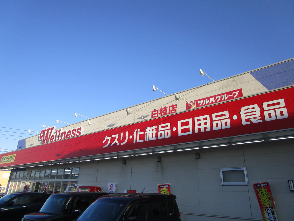 ドラックストア　ドラッグストアウェルネス白枝店（ドラッグストア）まで1034m
