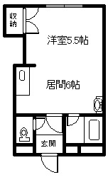 フレイアの間取り