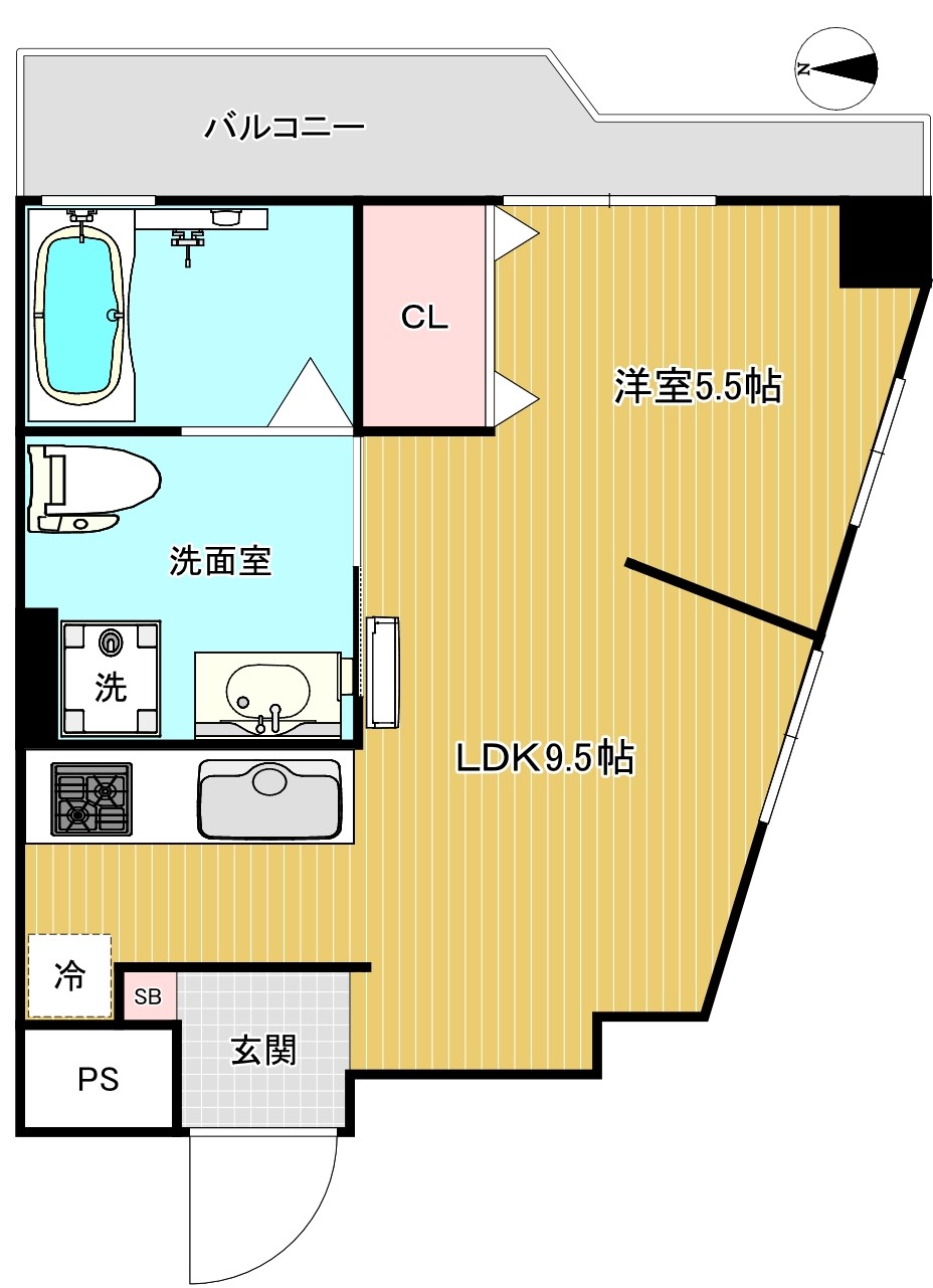 杉並区堀ノ内のマンションの間取り