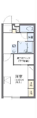 レオパレス清風の間取り