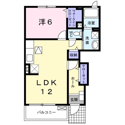 ネオ・ブローテＣの間取り