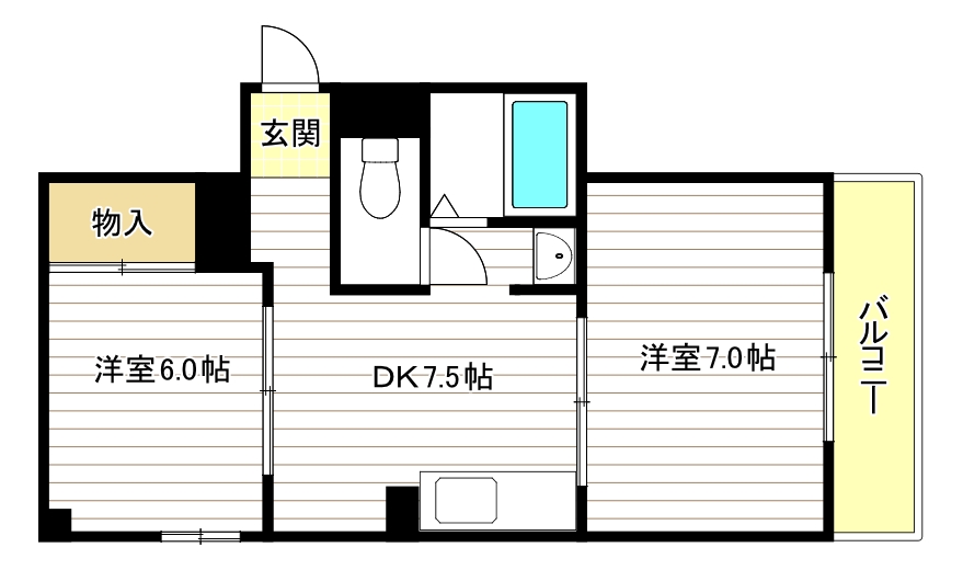 ラパンジール住吉大社の間取り