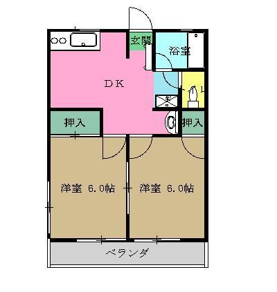 921西新町Aの間取り