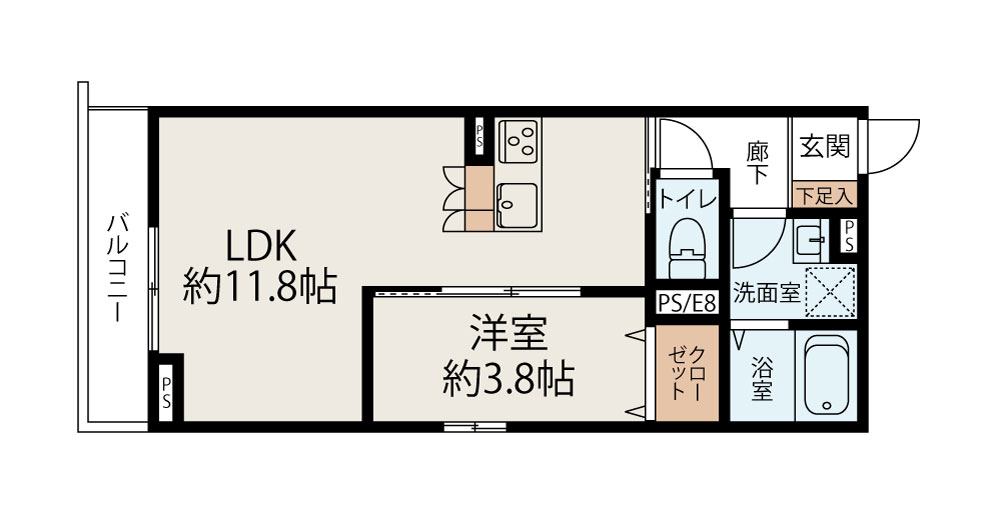 アンシエルIの間取り