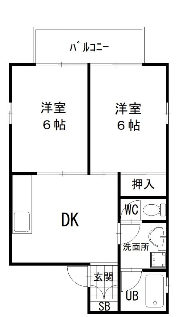 【揖保郡太子町糸井のアパートの間取り】