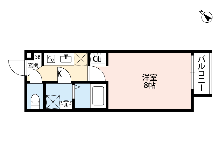 ブルージュ篠崎(ブルージュシノザキ)の間取り