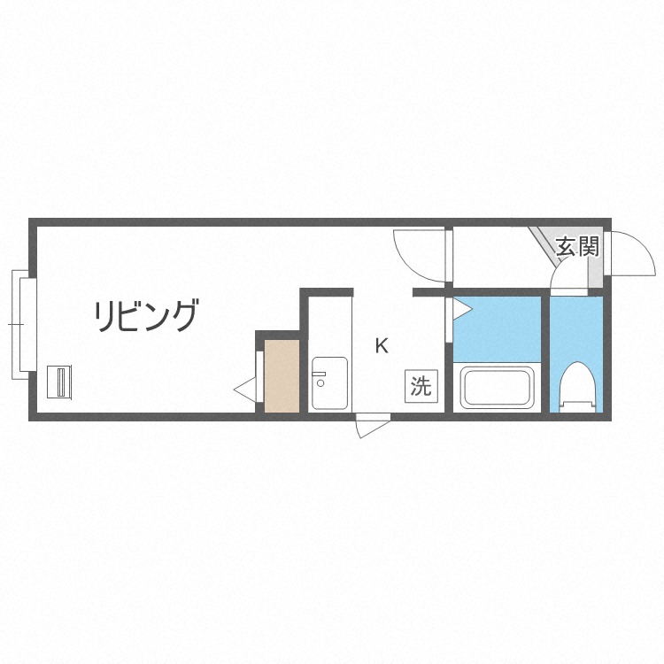 クリエイト旭町Ｃ棟の間取り