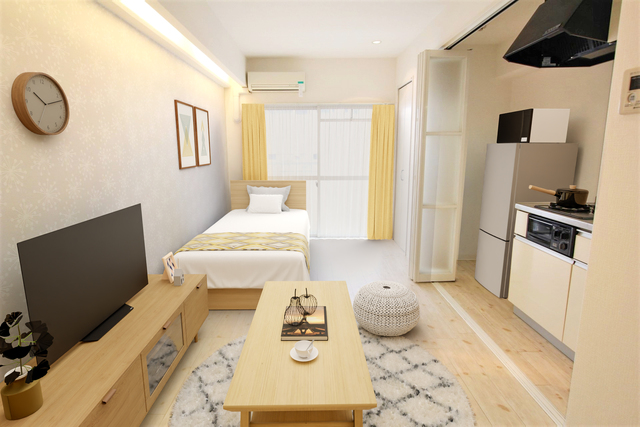 居室・リビング　イメージ画像につき、画像内家具家電は付帯設備ではございません