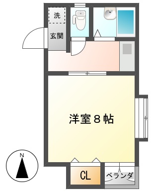 小林アパートの間取り