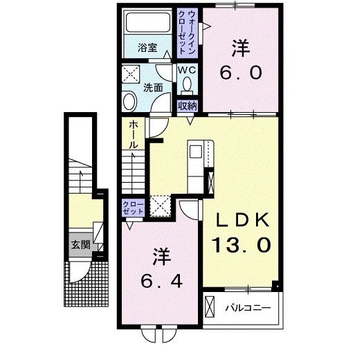 栗原志波姫館　弐番館の間取り