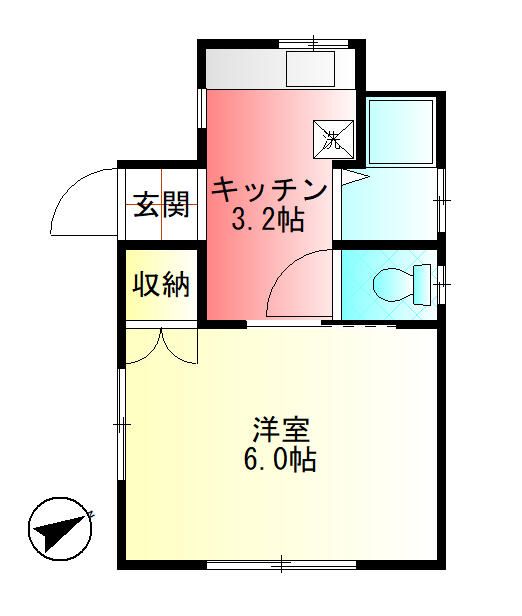 【アパフォーレスト２の間取り】