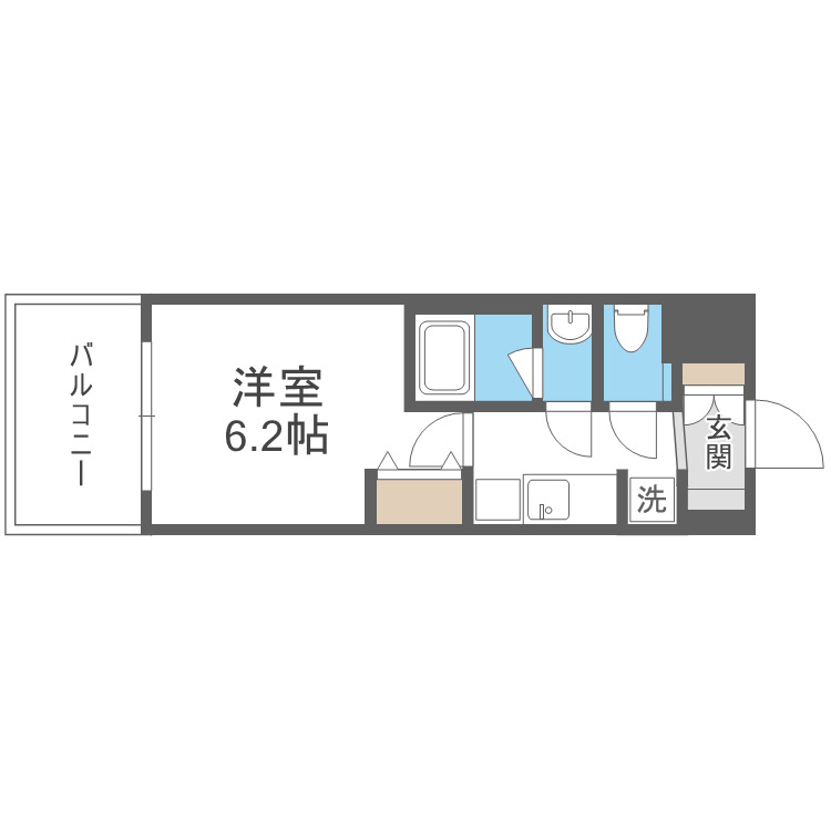 プレサンス神崎川ファインブレスの間取り