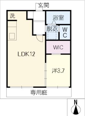 タウニー桜ケ丘　Ｓ棟の間取り