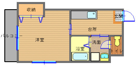 セレスティア・カネガエの間取り