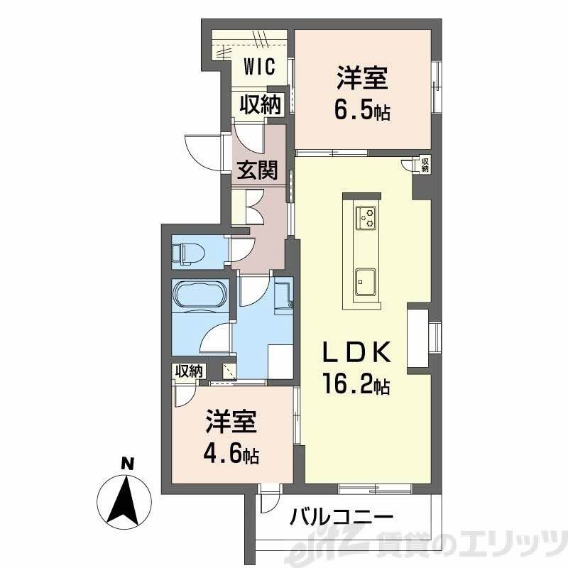 インペリアル芥川の間取り