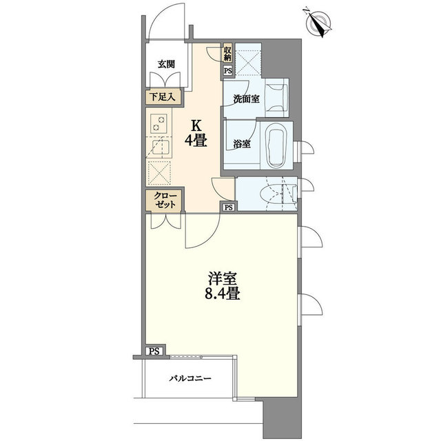 クオリア銀座三丁目の間取り