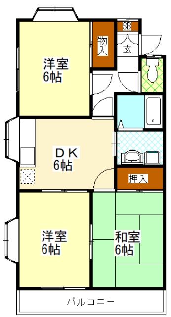 メゾン柴仁の間取り