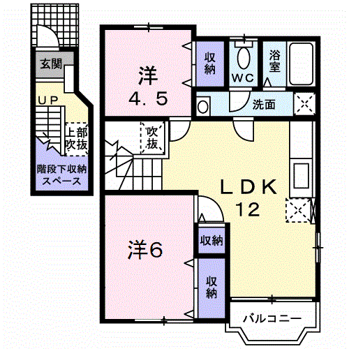 エーデル　ハオスI　Bの間取り