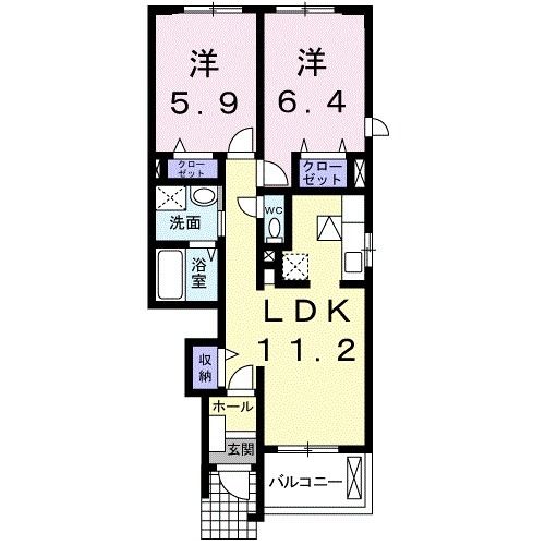 アイリスの間取り