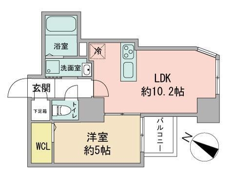 S-FORT北大前の間取り