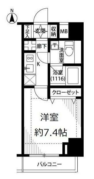 プレール・ドゥーク木場駅前の間取り