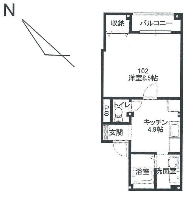 ラスパセス代々木の間取り