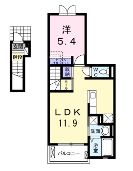 Arcadiaの間取り