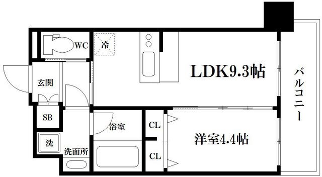 スプランディッド安土町の間取り