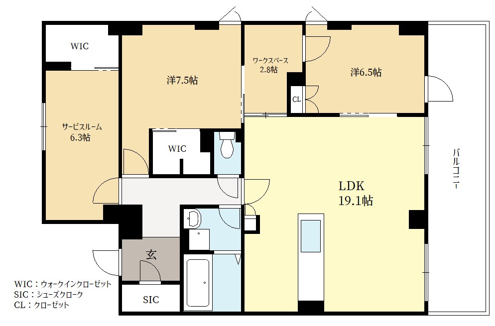 AKADEMOS　Residenceの間取り