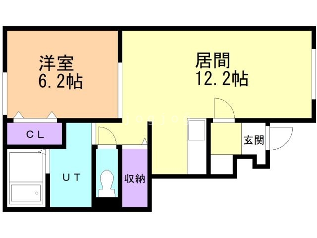 クラージュマロンC棟の間取り