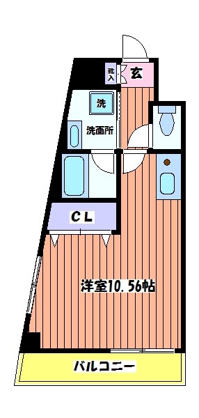 88TEES立川の間取り