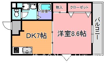 パークサイド高井田の間取り