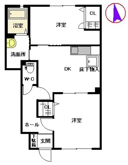 エーデルハイムＣＨＩＹＯの間取り