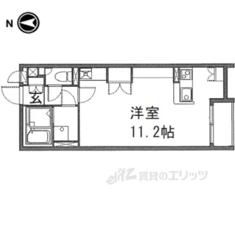 レオネクストノースブリッジ三山の間取り