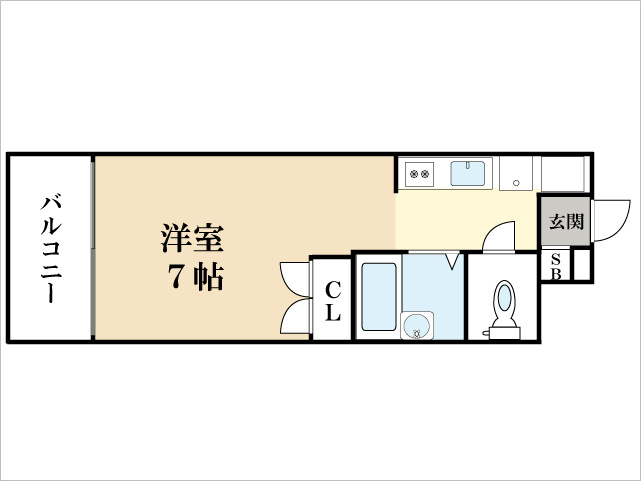 【ロイヤルコート京田辺の間取り】