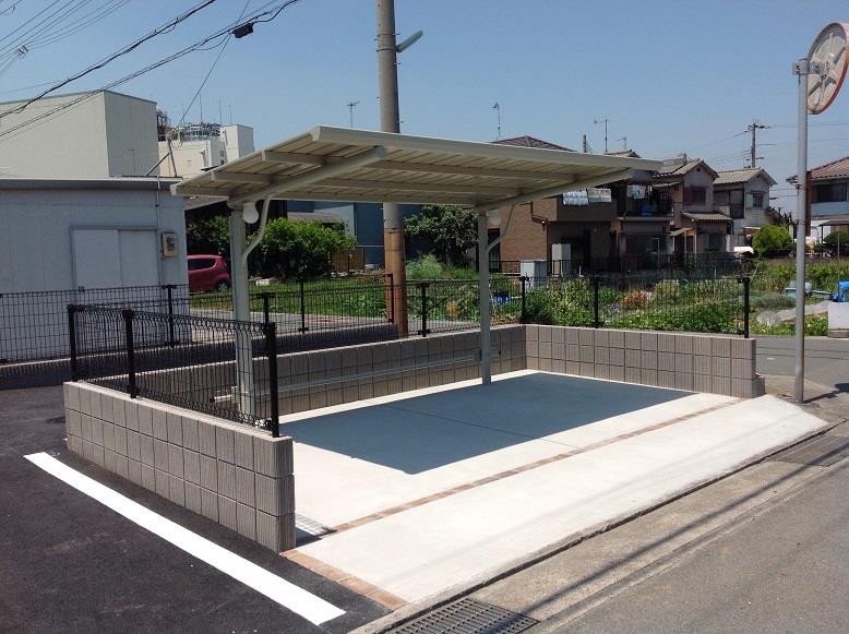 眺望　駐輪場