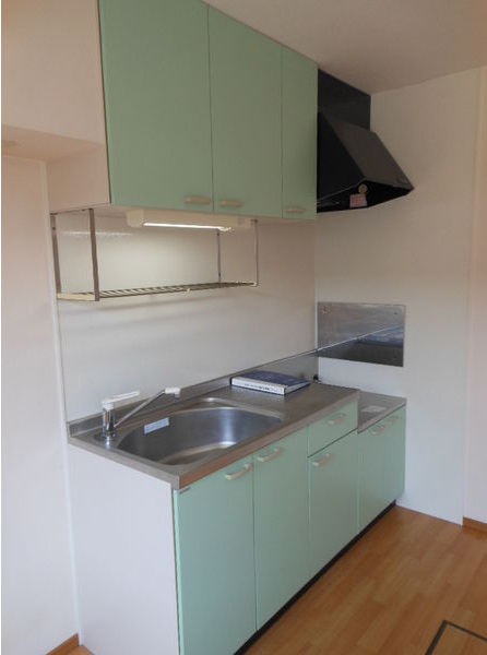 キッチン　スーパーも近い　お料理いっぱいしちゃおう