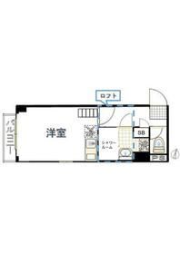 東京都渋谷区神泉町（マンション）の賃貸物件の間取り