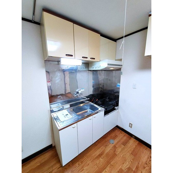 キッチン　２口コンロ・グリル付き