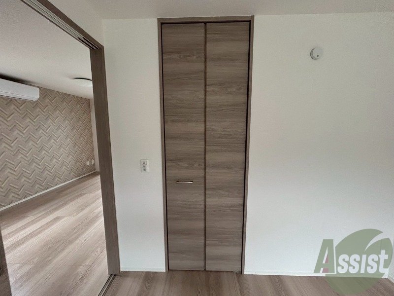 収納　こちらが収納です。有効活用してお部屋を広く使えますね。