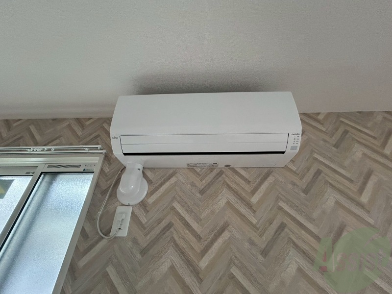 その他設備　エアコンが付いているので入居日から快適に過ごせますね。