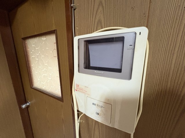 セキュリティ　モニターホンで安心です