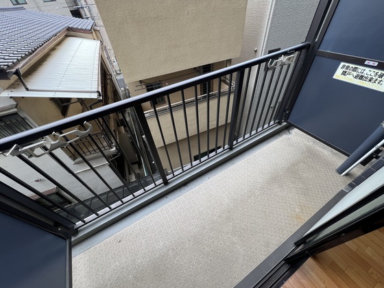 バルコニー　※別部屋の写真です