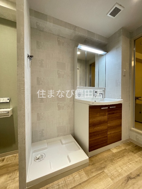 洗面設備　同型別部屋写真