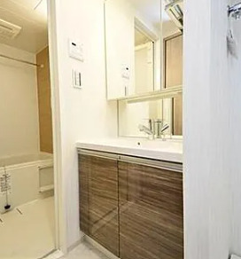 洗面設備　※別部屋の参考写真です。