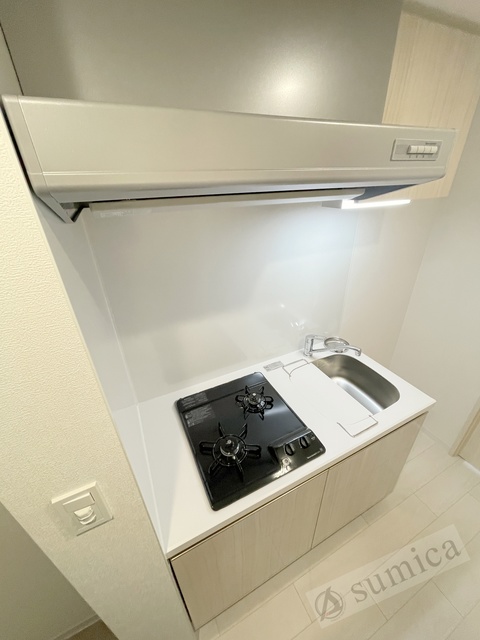 キッチン　２口システムキッチンでお料理楽しく♪♪