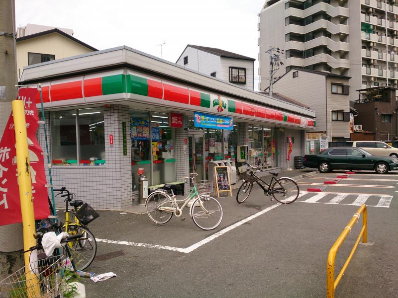 コンビニ　サンクス新今里3丁目店（コンビニ）まで385m