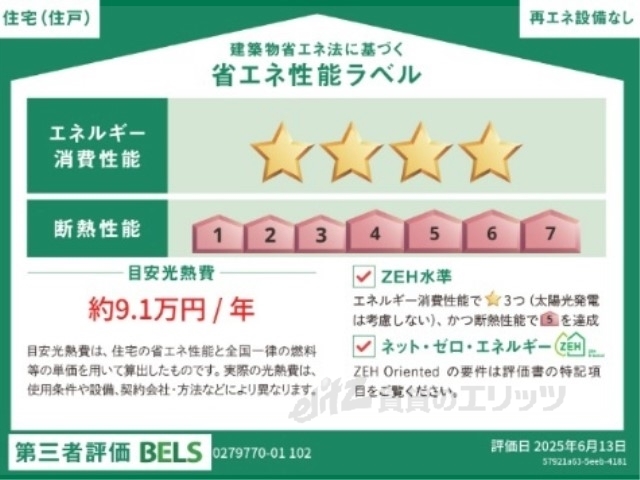 省エネ性能ラベル　省エネ性能ラベル