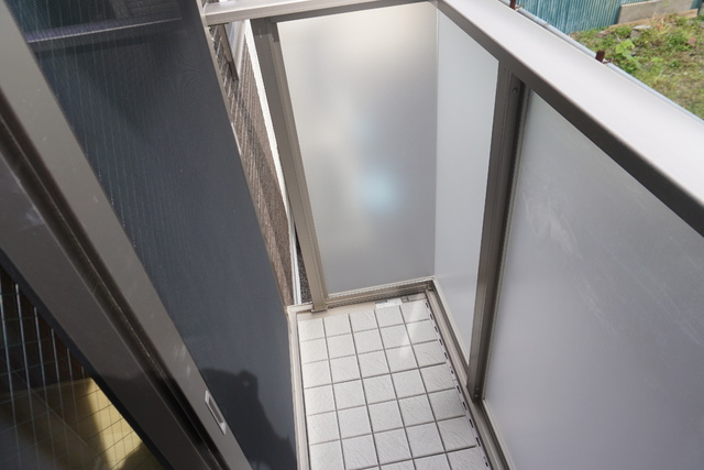 バルコニー　天気が良い日には洗濯物が干せます。